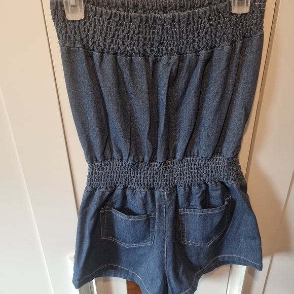 π3/$40 Sale!π Adult Denim Romper - Picture 2 of 5
